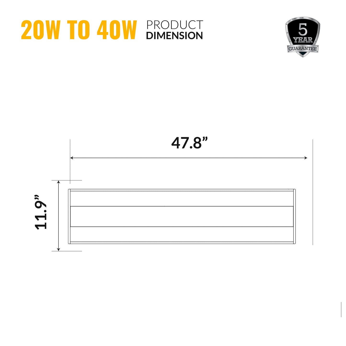 1x4 Center Basket Troffer 5200 Lumens, Selectable Wattage 25W-40W, Selectable CCT 3500K-5000K