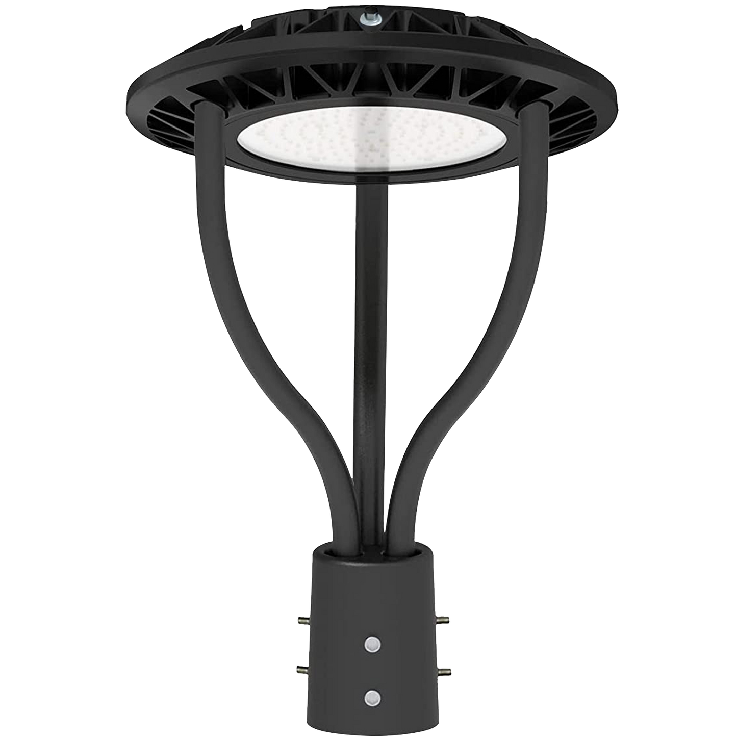 Adjustable Post Top / LED Pole Light LED Fixture: 20/30/40/60W, Tunable Color & Power, Photocell & Philip Chip UL Driver, 3000/4000/5000K