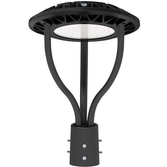 Adjustable Post Top / LED Pole Light LED Fixture: 20/30/40/60W, Tunable Color & Power, Photocell & Philip Chip UL Driver, 3000/4000/5000K