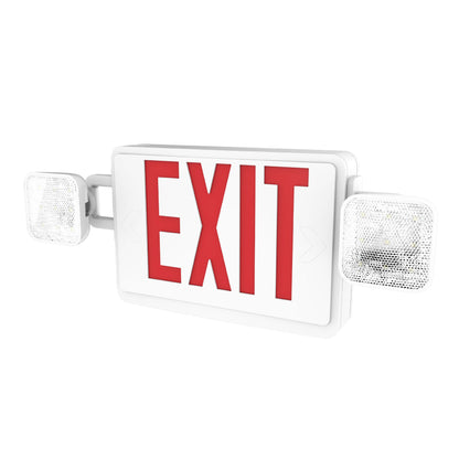 2 Head LED Exit Sign (Red), Floodlight