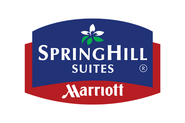 SpringHill Suites by Marriott logo with a flower design.