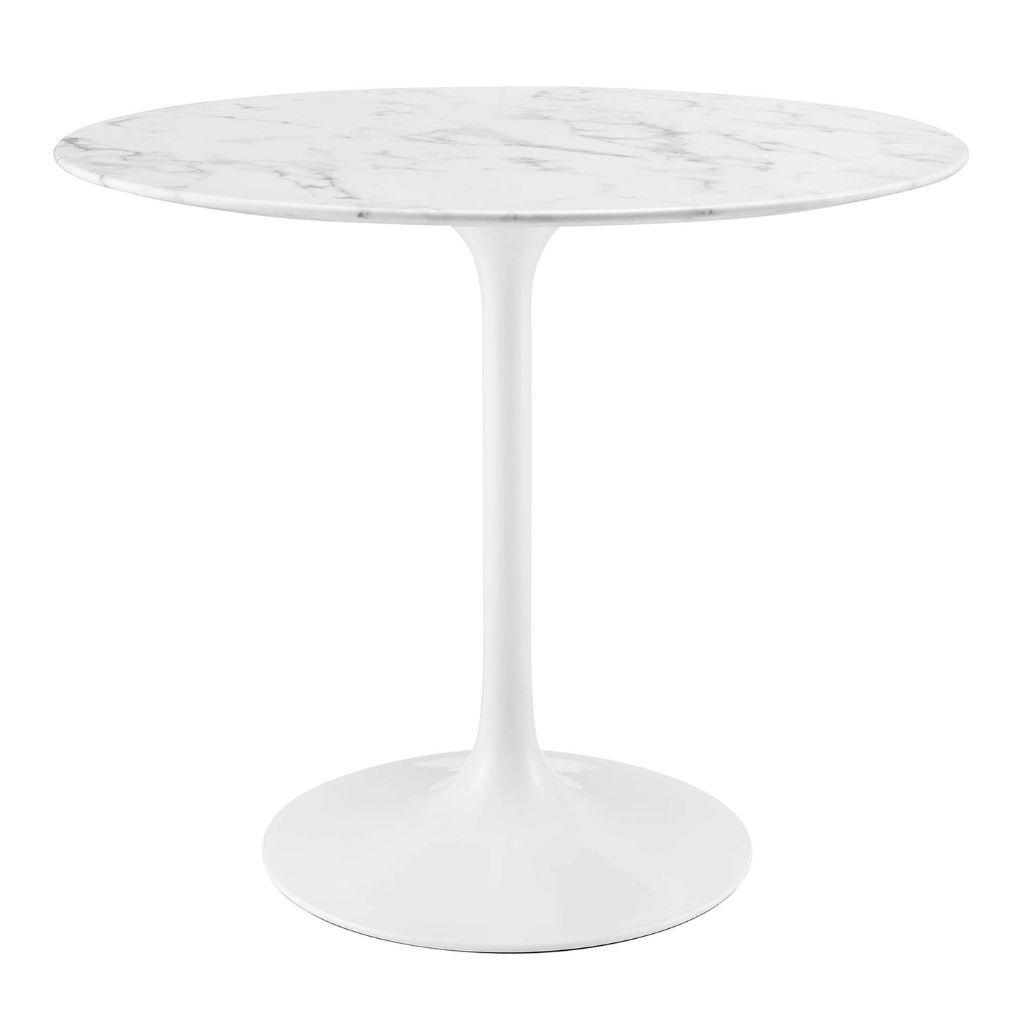 Lippa 36" Round Artificial Marble Dining Table