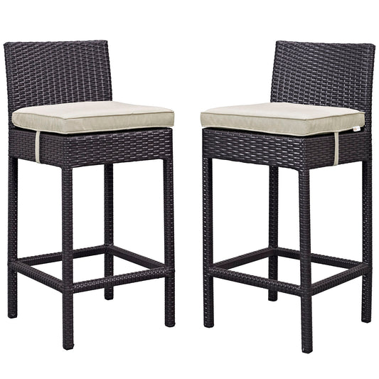 Lift Bar Stool Outdoor Patio Set of 2