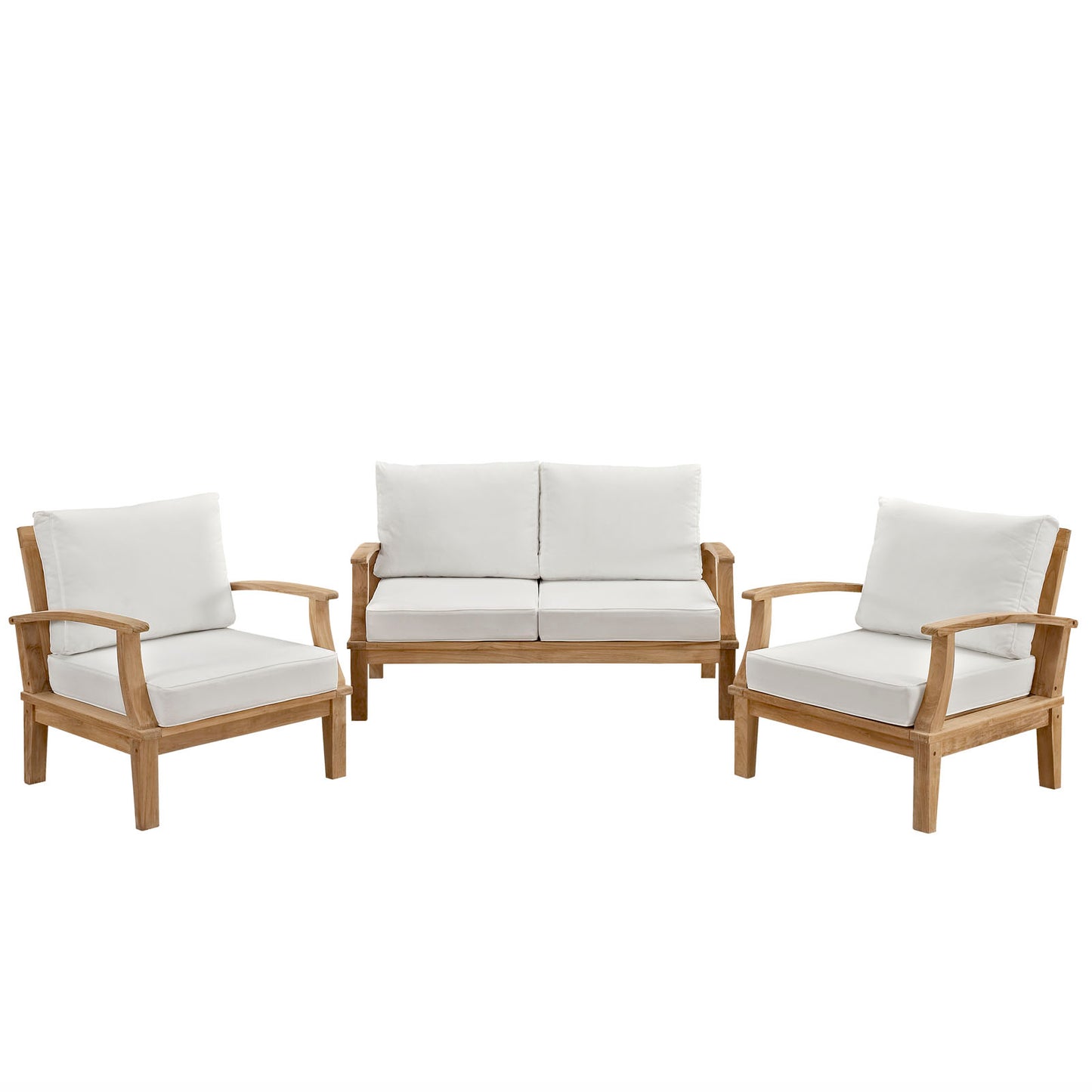 Marina 3 Piece Outdoor Patio Teak Set