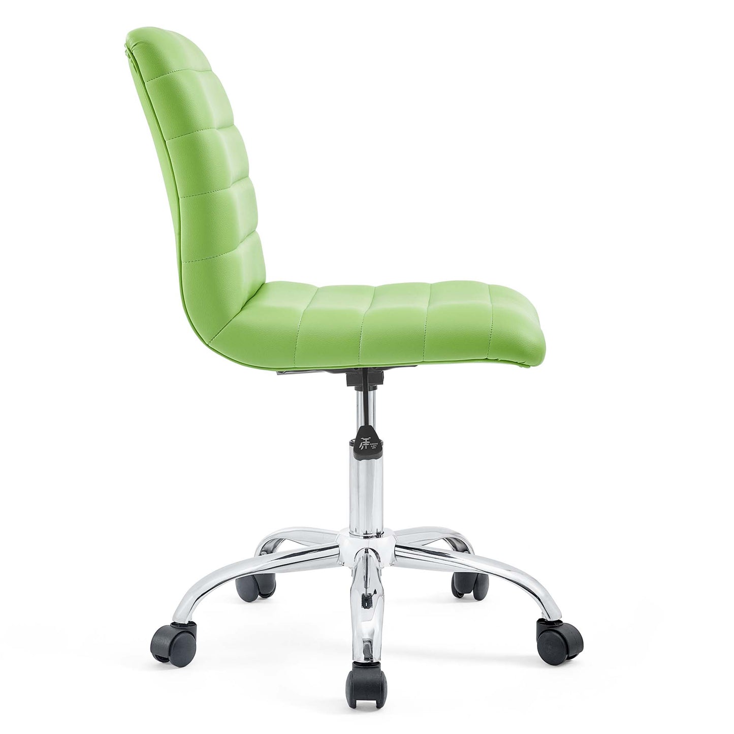 Ripple Armless Mid Back Vinyl Office Chair