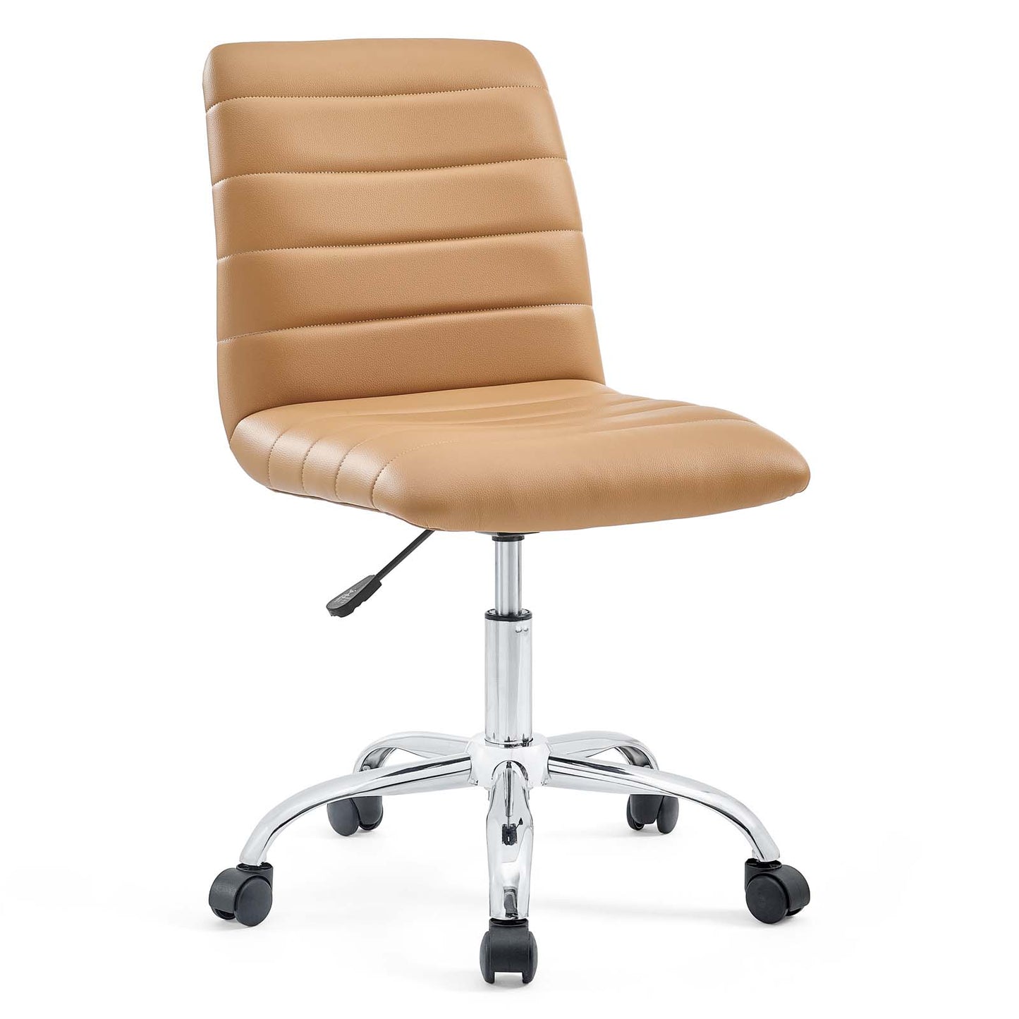 Ripple Armless Mid Back Vinyl Office Chair