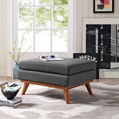 Engage Upholstered Fabric Ottoman