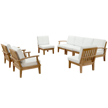 Marina 8 Piece Outdoor Patio Teak Set