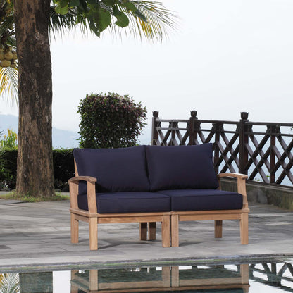 Marina 2 Piece Outdoor Patio Teak Set