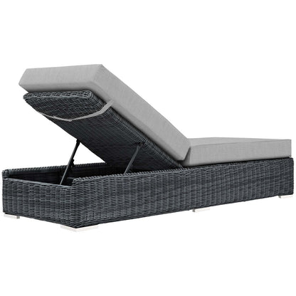 Summon Outdoor Patio Sunbrella® Chaise Lounge