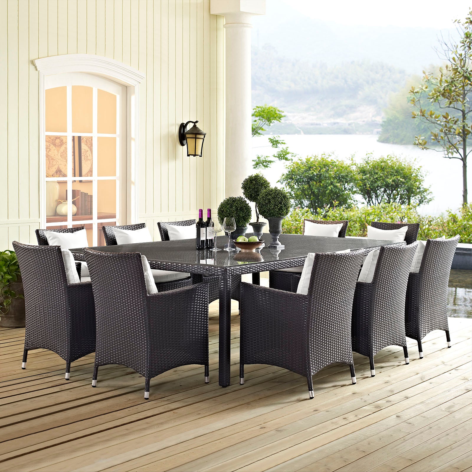 Convene 90" Outdoor Patio Dining Table