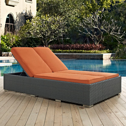 Sojourn Outdoor Patio Sunbrella® Double Chaise