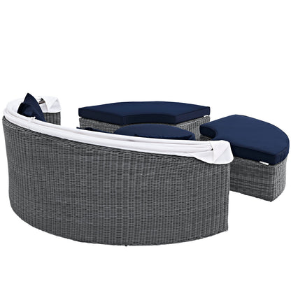 Summon Canopy Outdoor Patio Sunbrella® Daybed