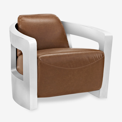 Trip Leather Lounge Chair