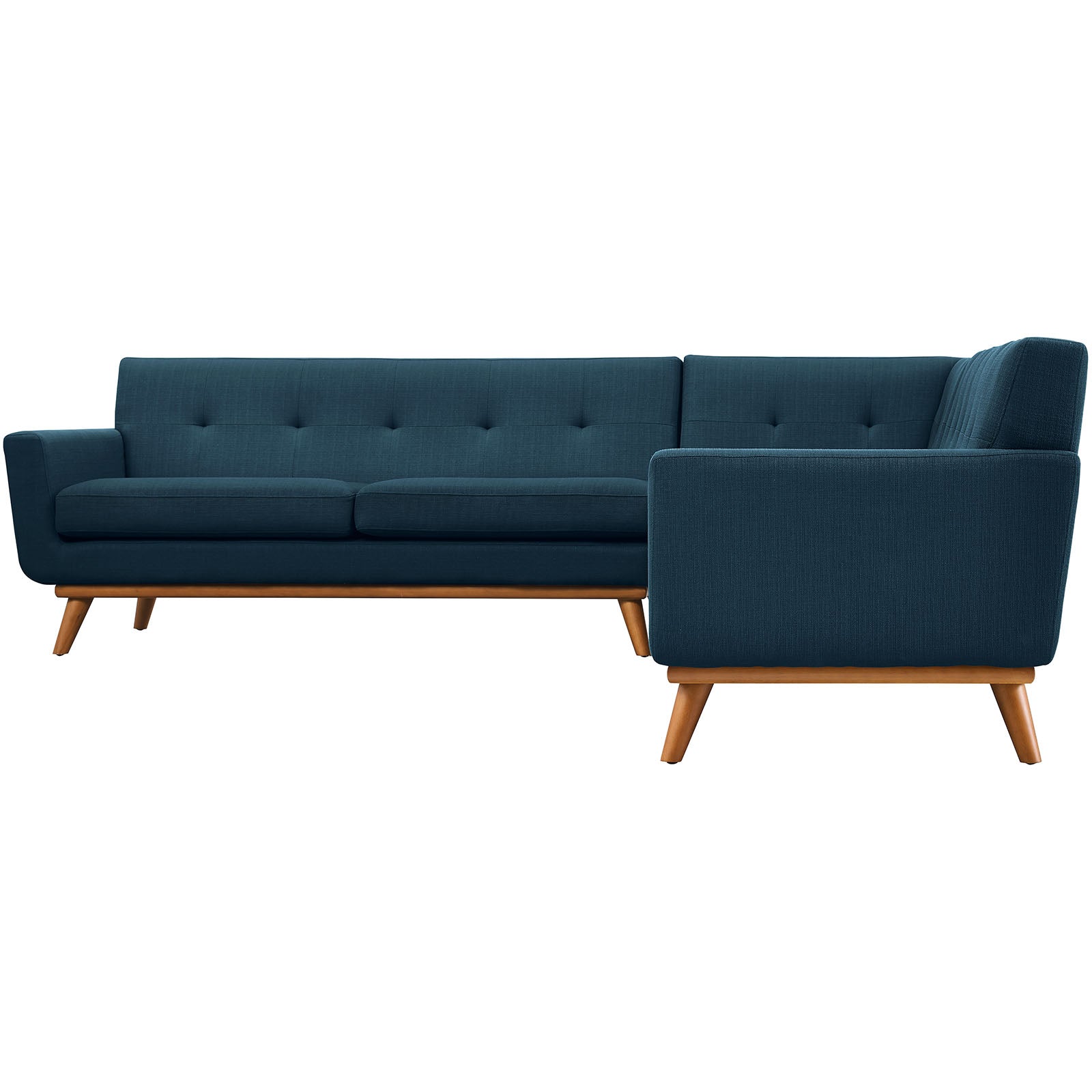 Engage L-Shaped Upholstered Fabric Sectional Sofa