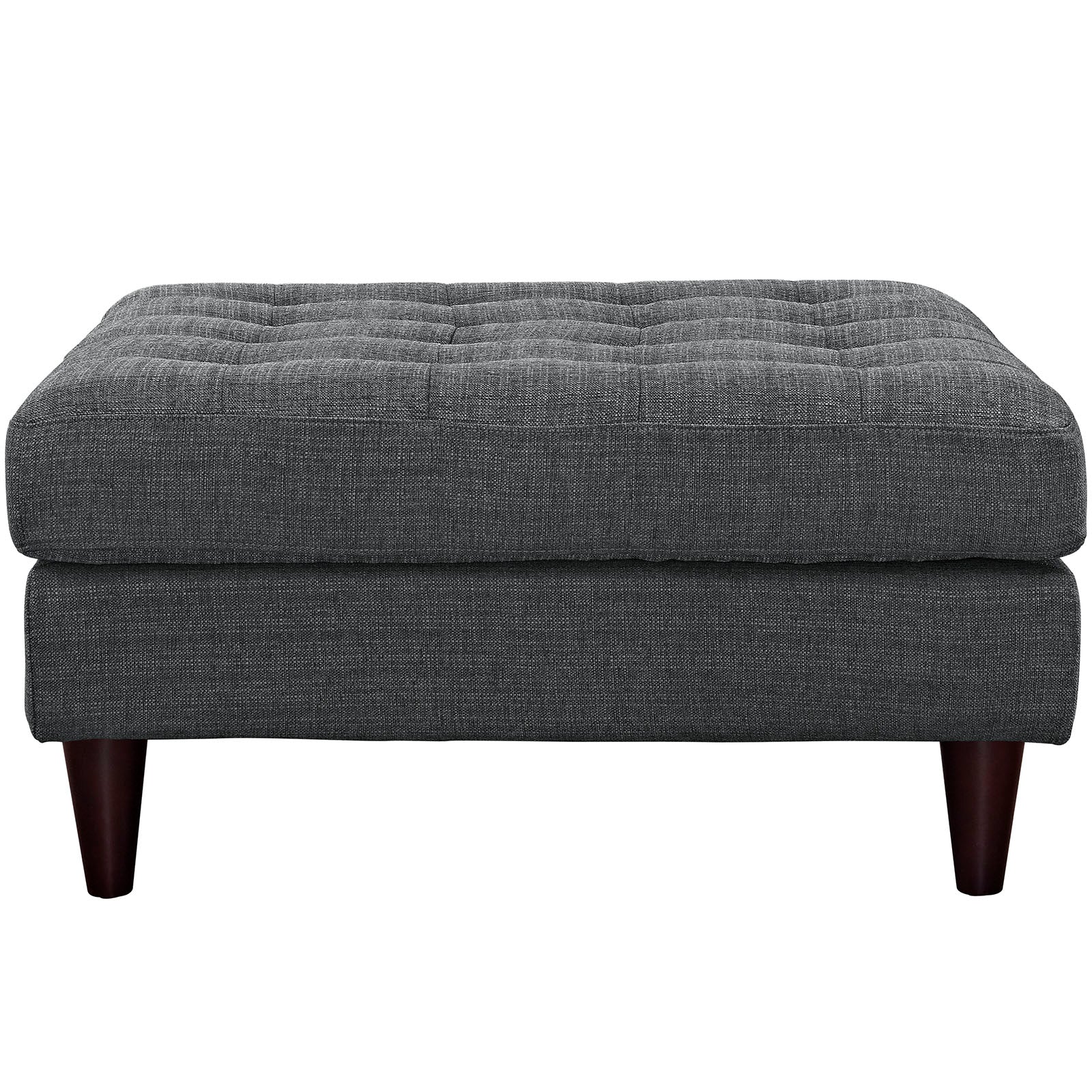 Empress Upholstered Fabric Large Ottoman