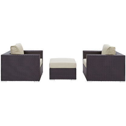 Convene 3 Piece Outdoor Patio Sofa Set