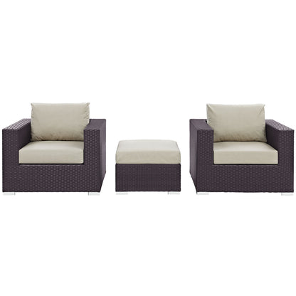 Convene 3 Piece Outdoor Patio Sofa Set