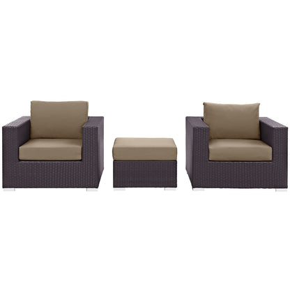 Convene 3 Piece Outdoor Patio Sofa Set