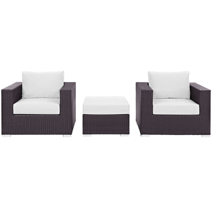 Convene 3 Piece Outdoor Patio Sofa Set