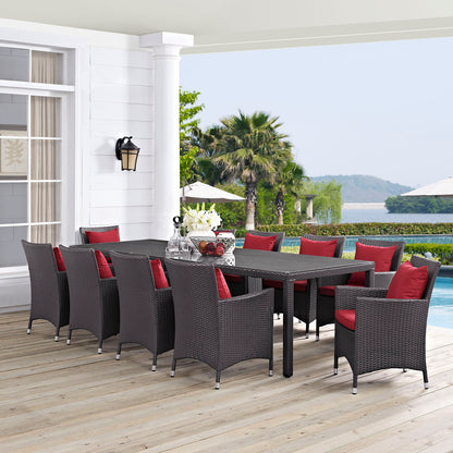 Convene 11 Piece Outdoor Patio Dining Set