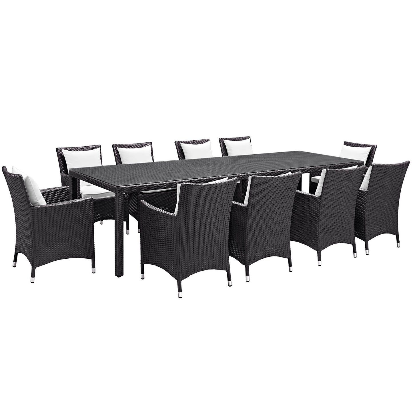 Convene 11 Piece Outdoor Patio Dining Set