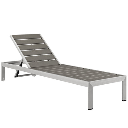 Shore Outdoor Patio Aluminum Chaise