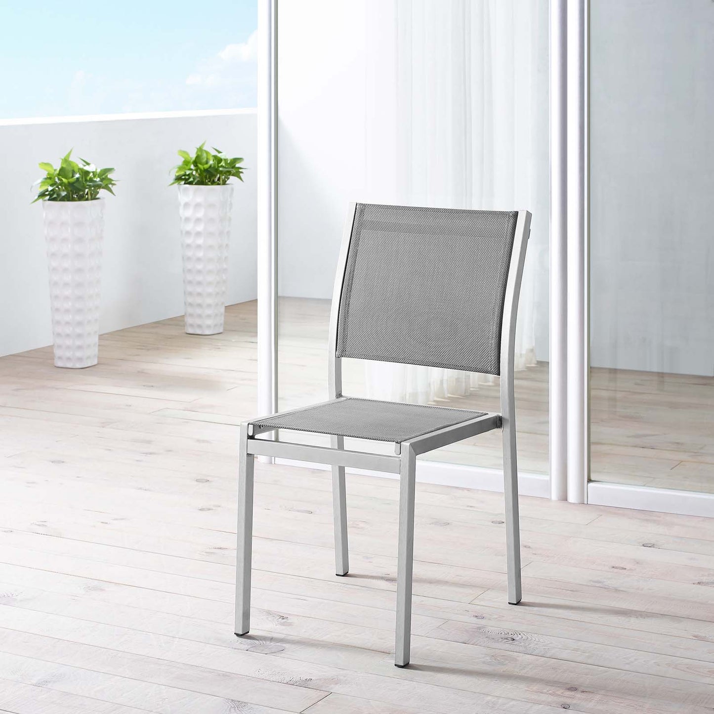 Shore Outdoor Patio Aluminum Side Chair