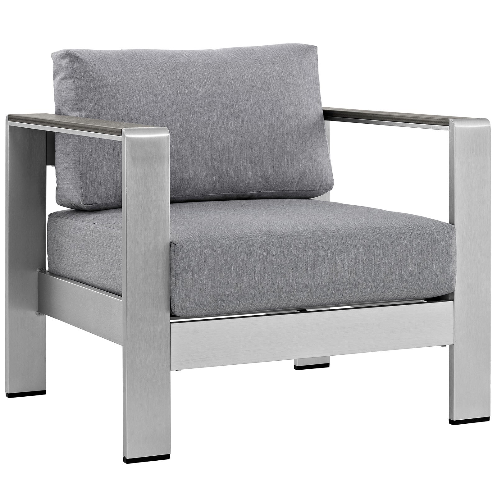 Shore Outdoor Patio Aluminum Armchair