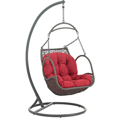 Arbor Outdoor Patio Wood Swing Chair