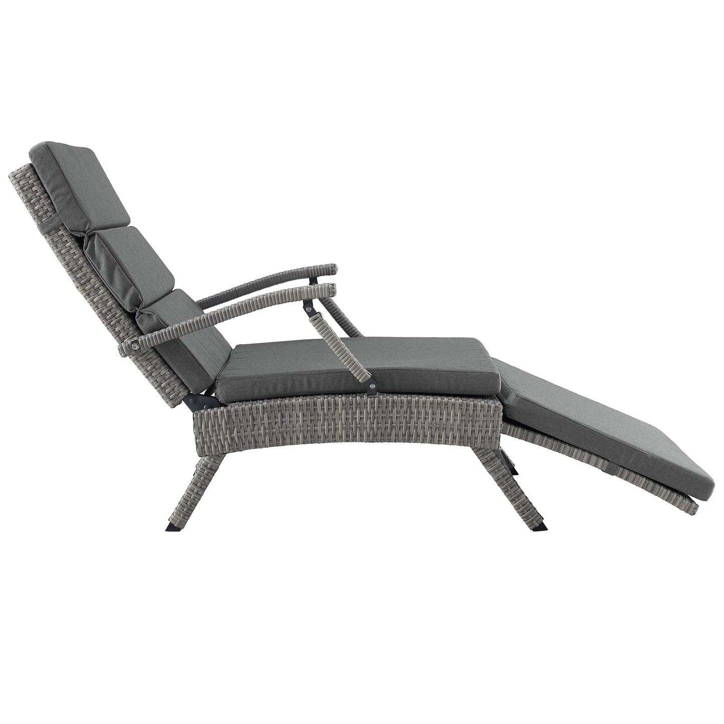 Envisage Chaise Outdoor Patio Wicker Rattan Lounge Chair