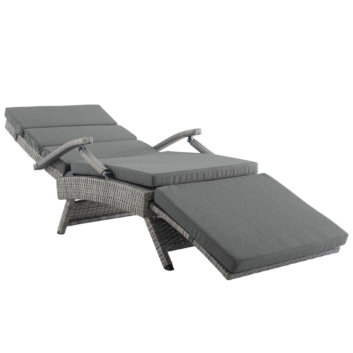 Envisage Chaise Outdoor Patio Wicker Rattan Lounge Chair