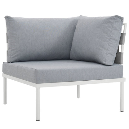 Harmony Outdoor Patio Aluminum Corner Sofa