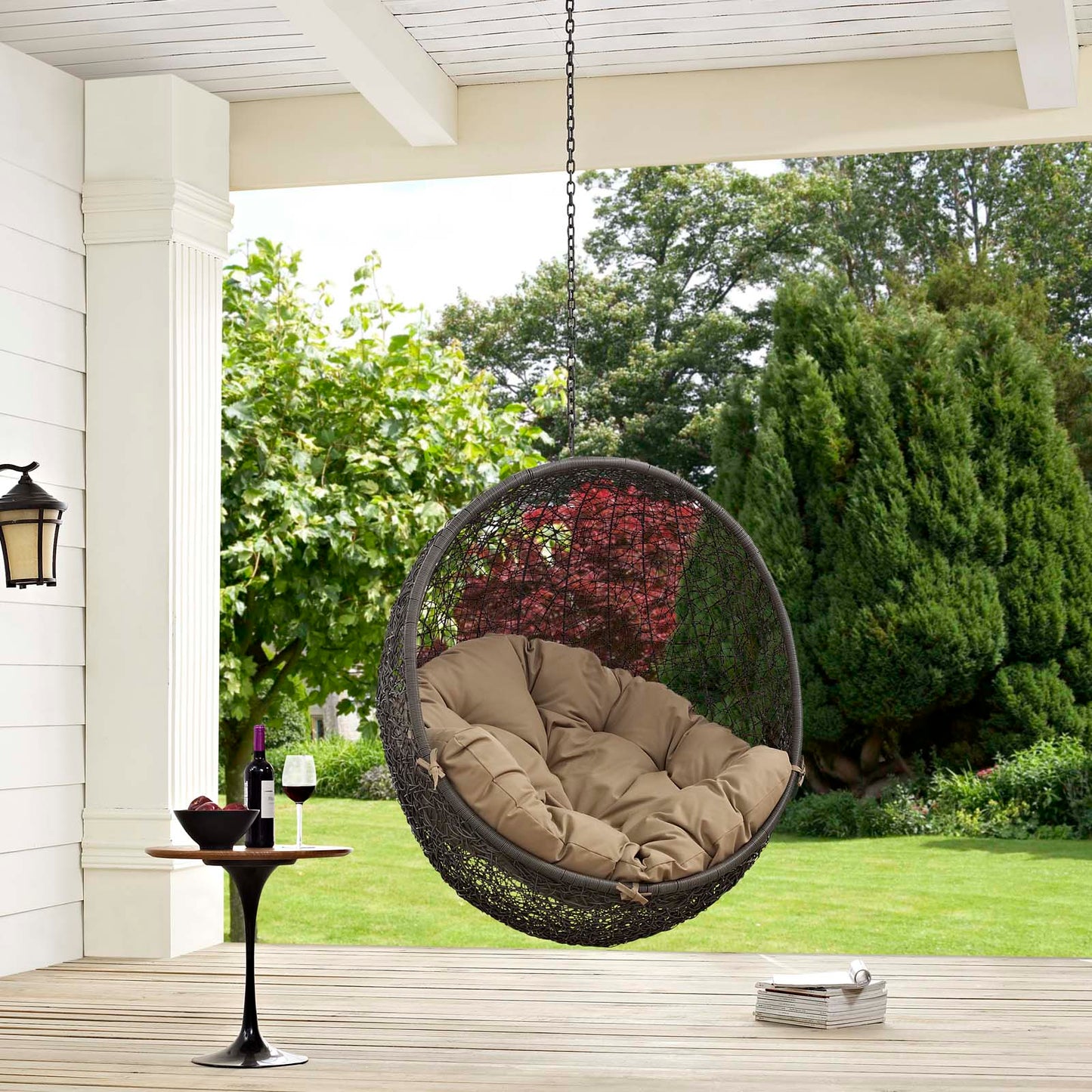 Hide Outdoor Patio Swing Chair Without Stand