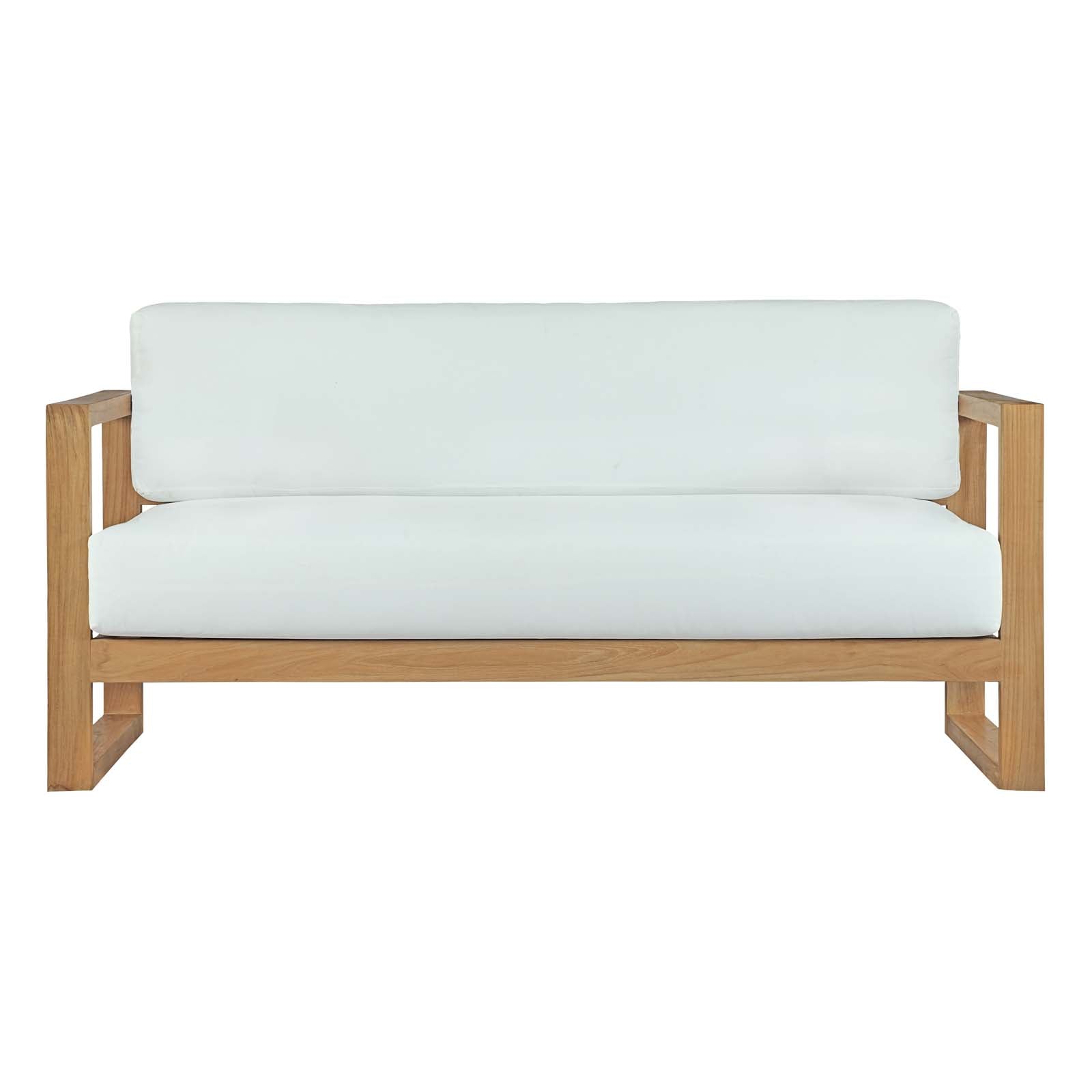 Upland Outdoor Patio Teak Sofa