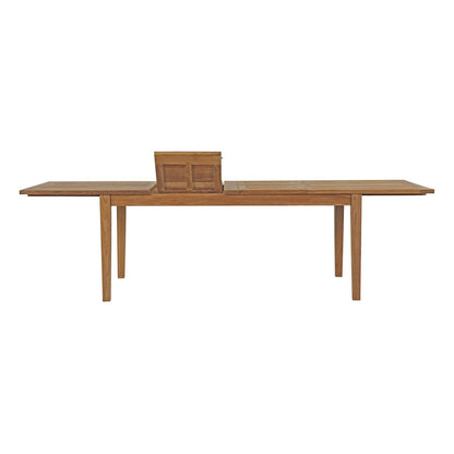 Marina Extendable Outdoor Patio Teak Dining Table