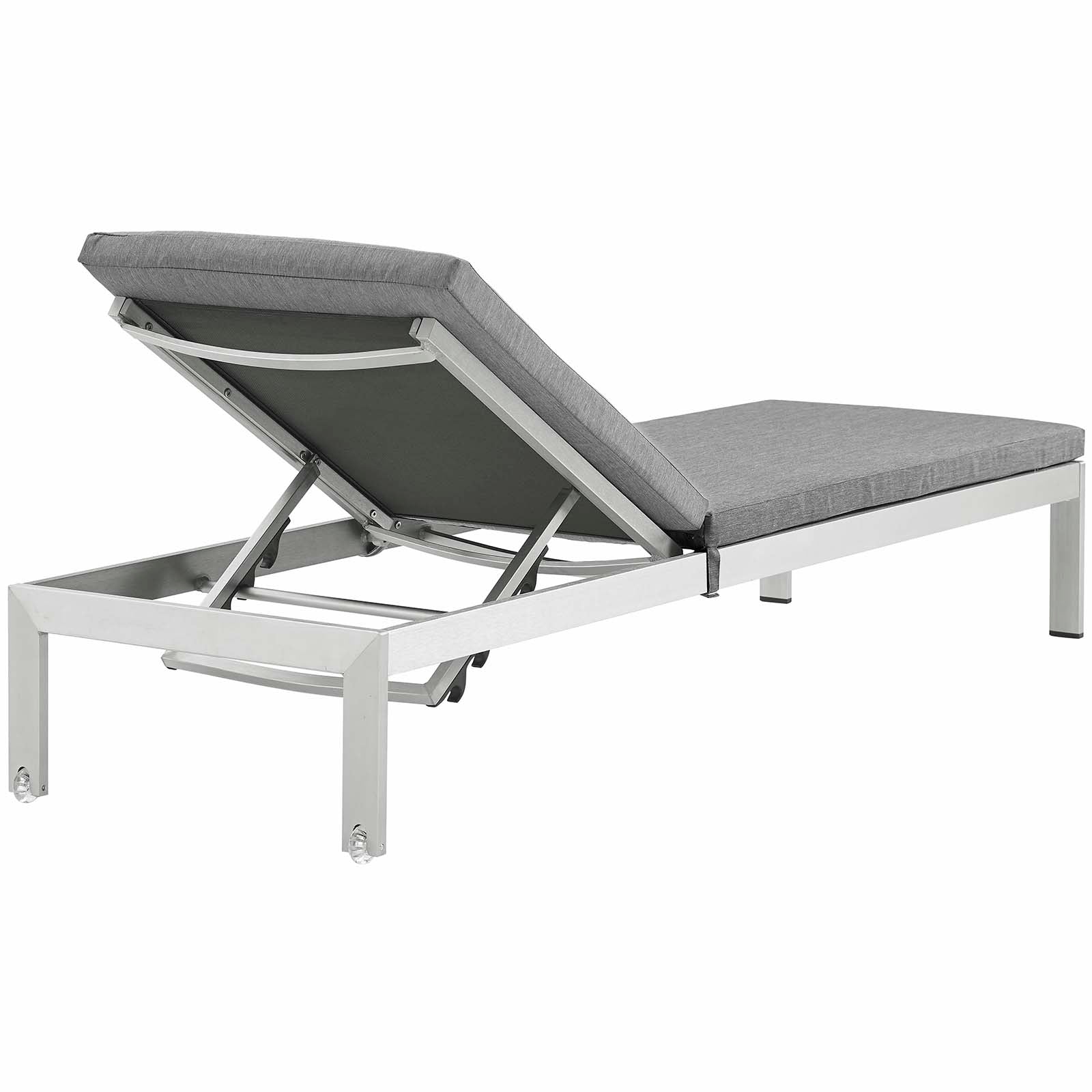 Shore Chaise with Cushions Outdoor Patio Aluminum Set of 2