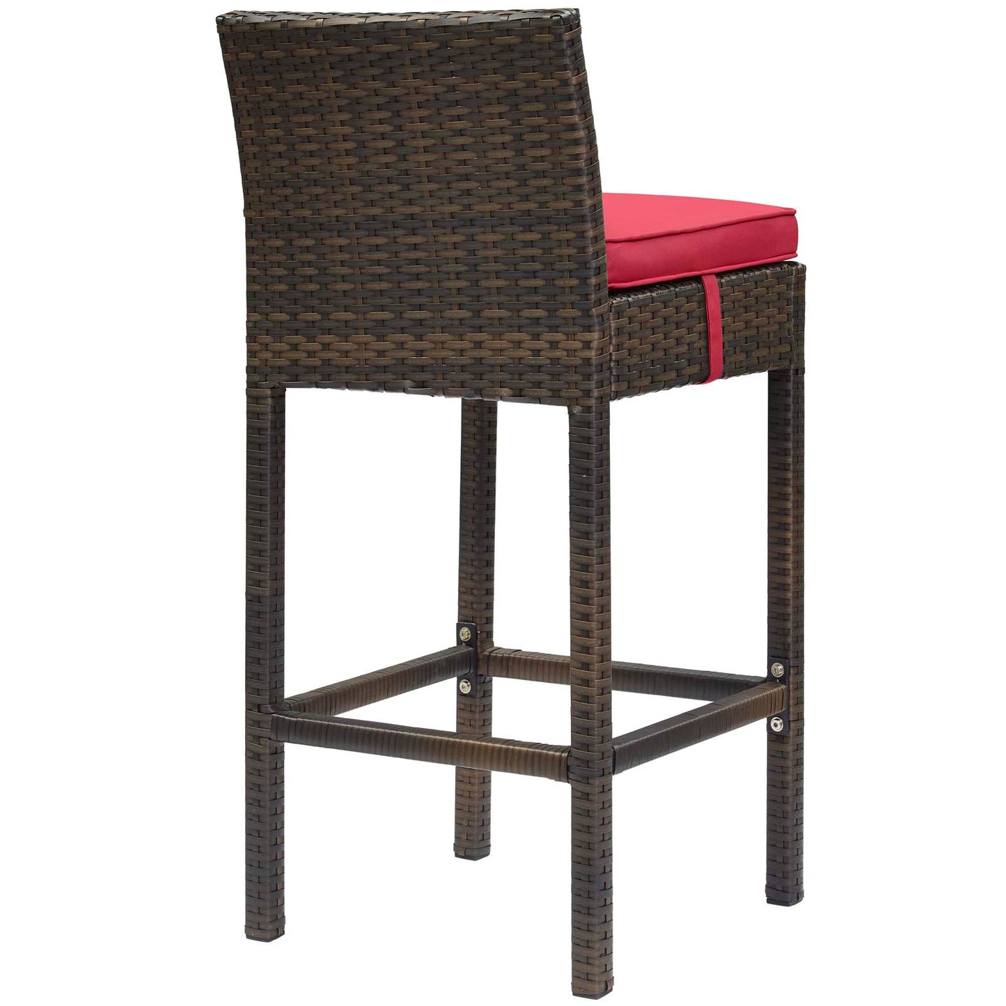 Conduit Outdoor Patio Wicker Rattan Bar Stool