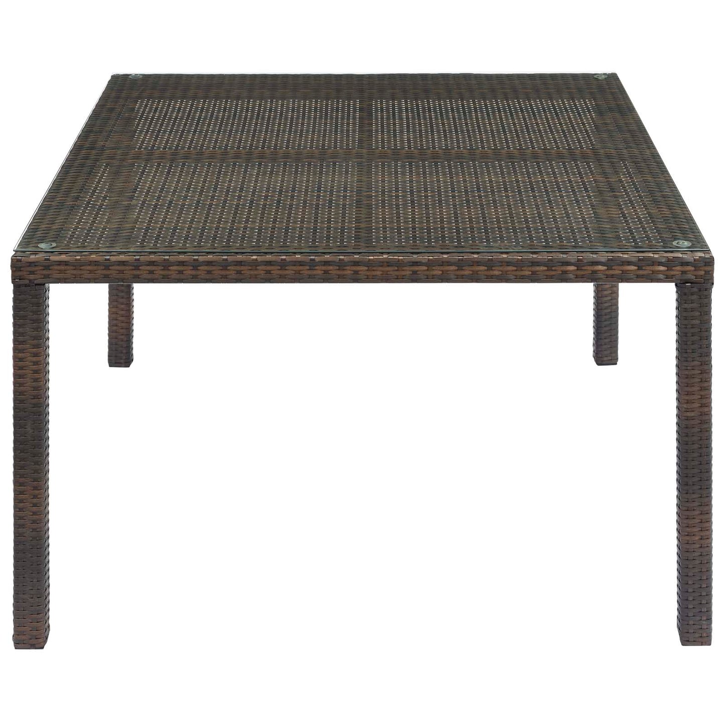 Conduit 47" Outdoor Patio Wicker Rattan Dining Table