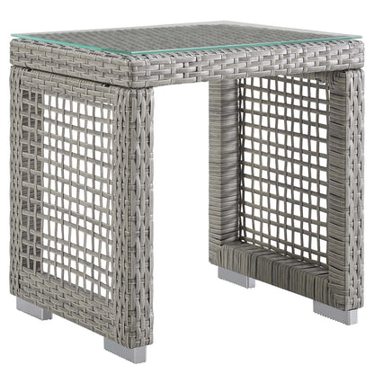 Aura Outdoor Patio Wicker Rattan Side Table