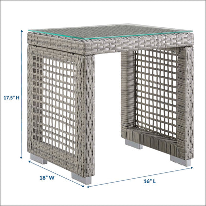 Aura Outdoor Patio Wicker Rattan Side Table