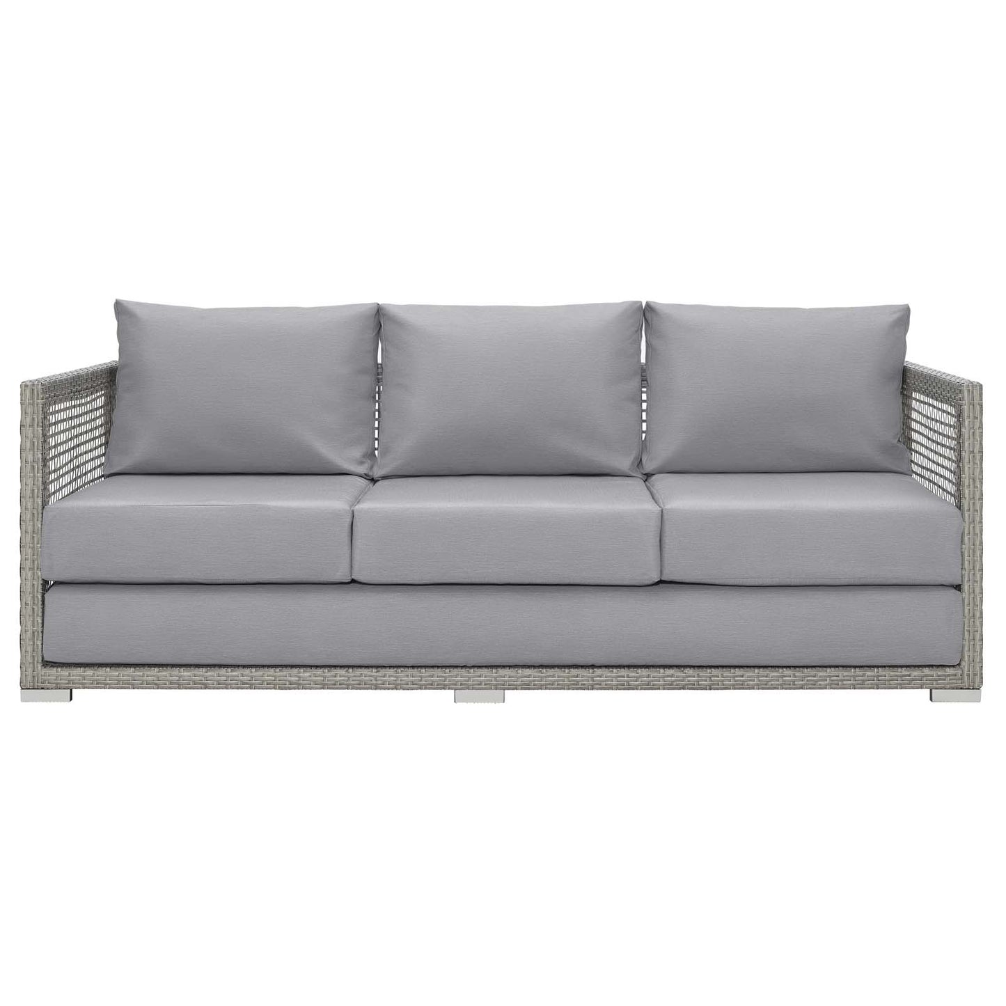 Aura Outdoor Patio Wicker Rattan Sofa