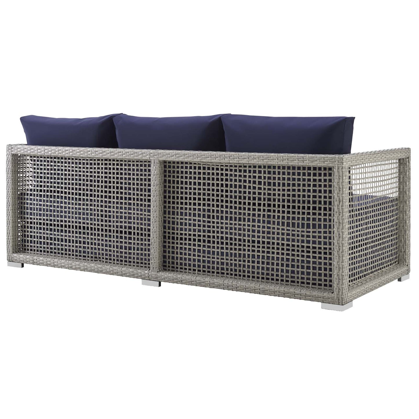 Aura Outdoor Patio Wicker Rattan Sofa