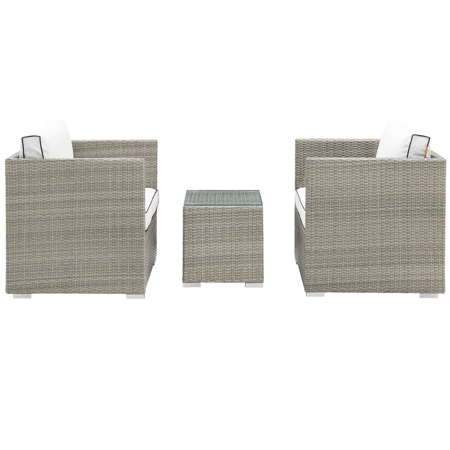 Repose 3 Piece Outdoor Patio Sectional Set