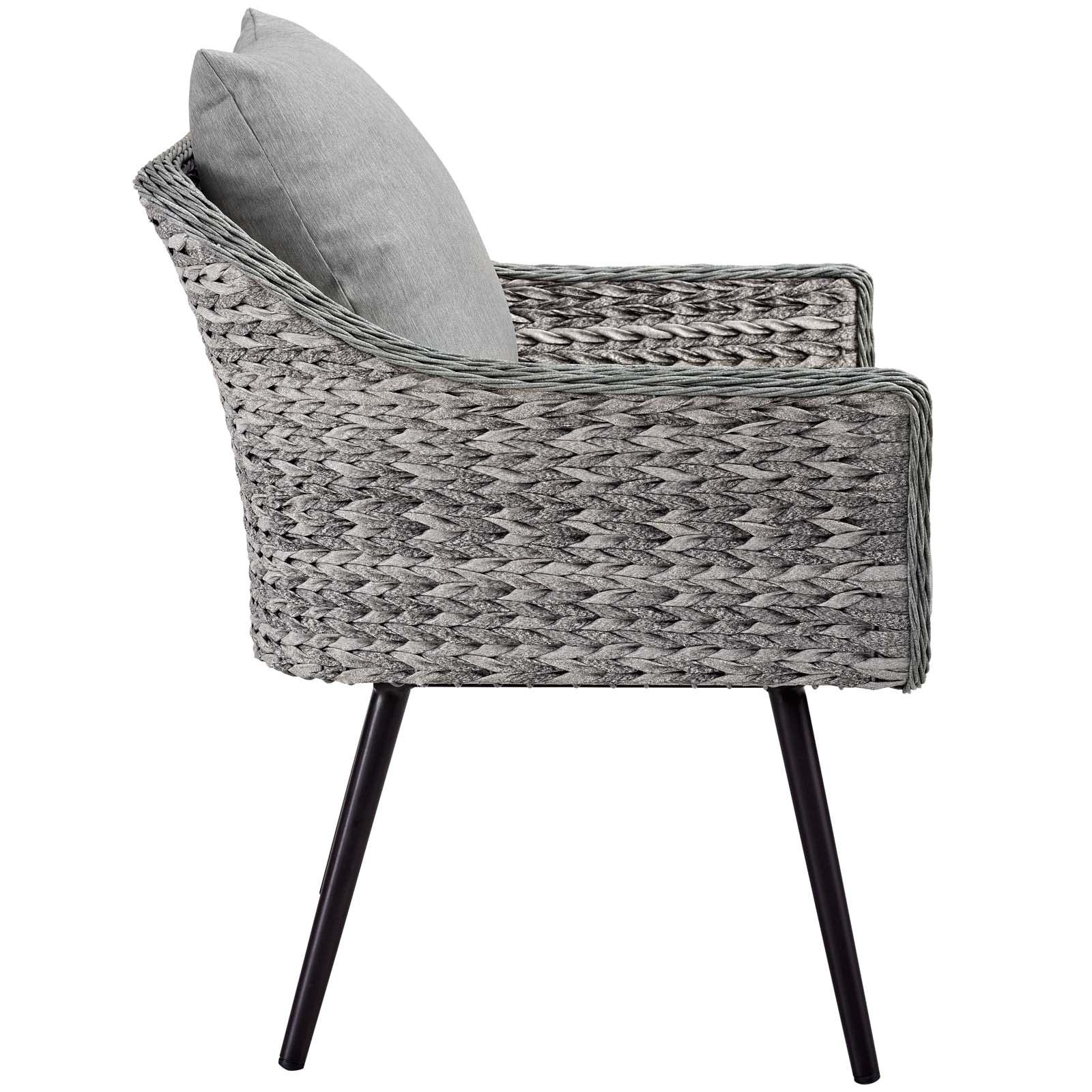 Endeavor Outdoor Patio Wicker Rattan Armchair