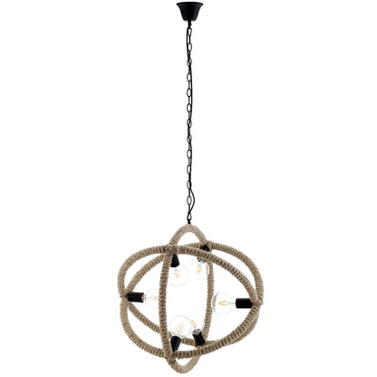 Transpose Rope Pendant Chandelier