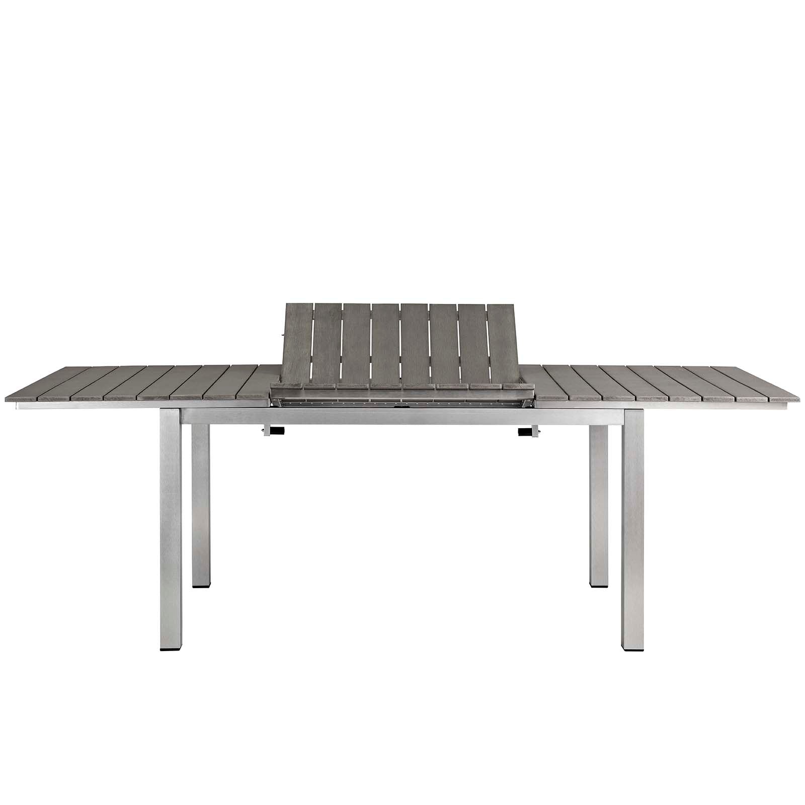 Shore 5 Piece Outdoor Patio Aluminum Dining Set