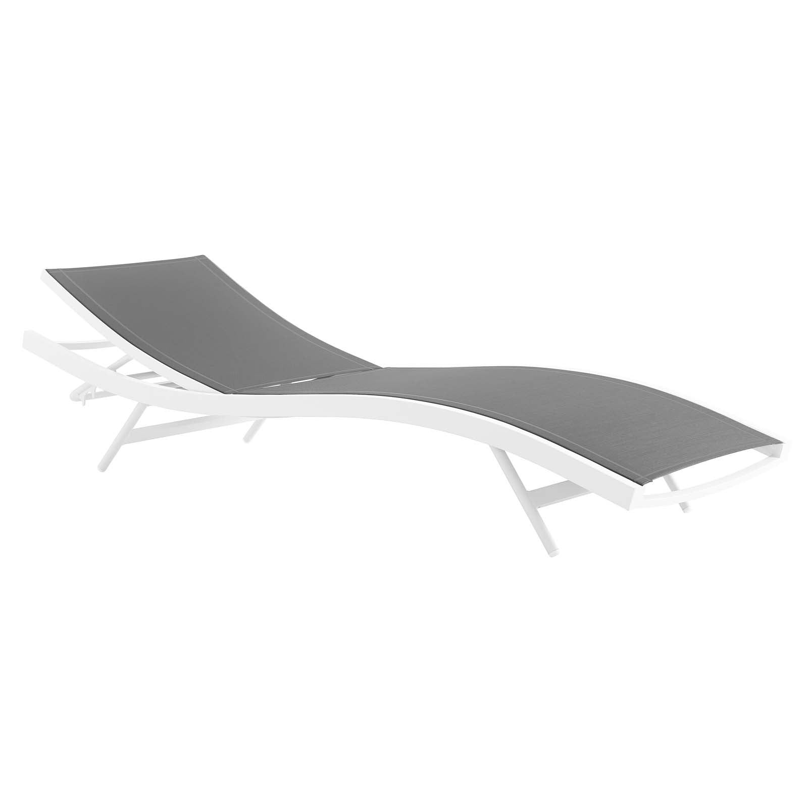 Glimpse Outdoor Patio Mesh Chaise Lounge Chair