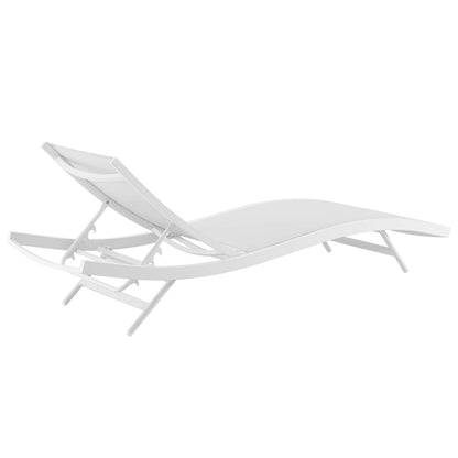 Glimpse Outdoor Patio Mesh Chaise Lounge Chair