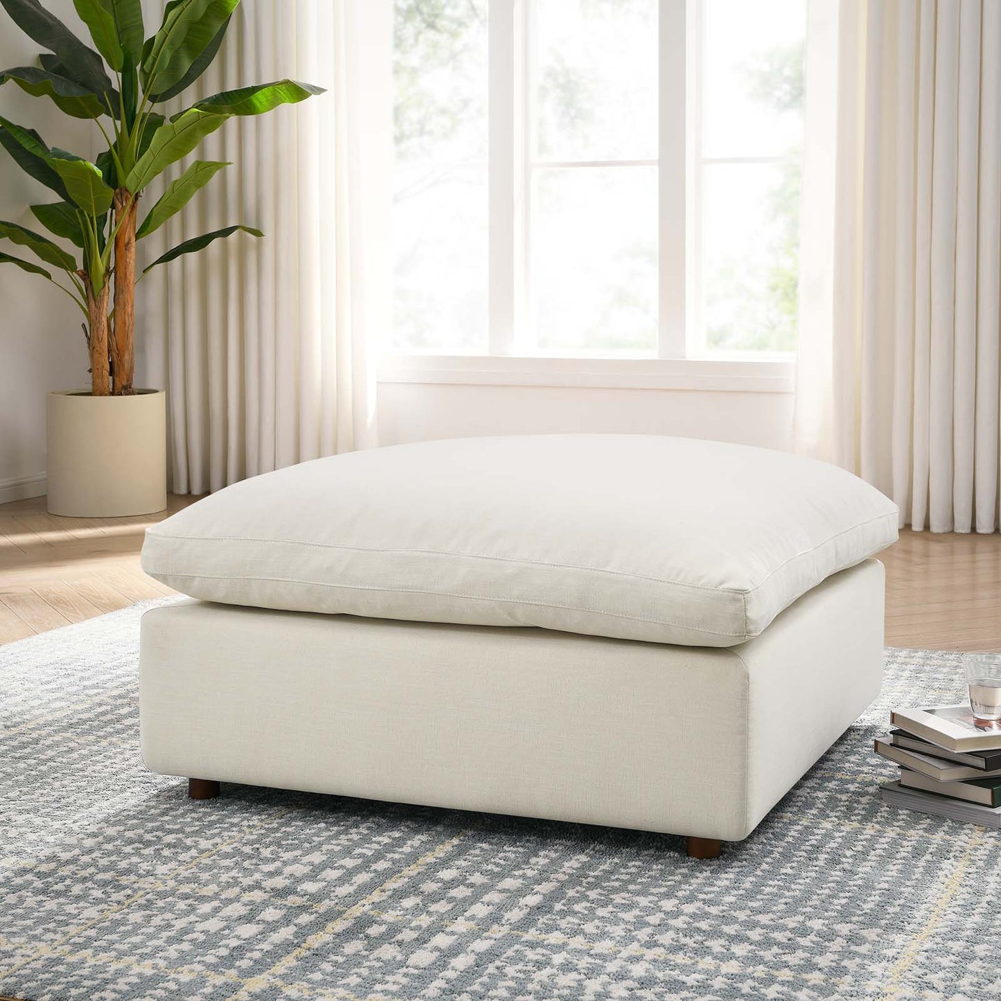 Commix Down Filled Overstuffed Ottoman